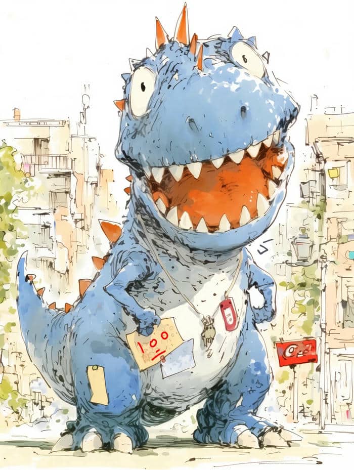 การ์ตูนไดโนเสาร์
