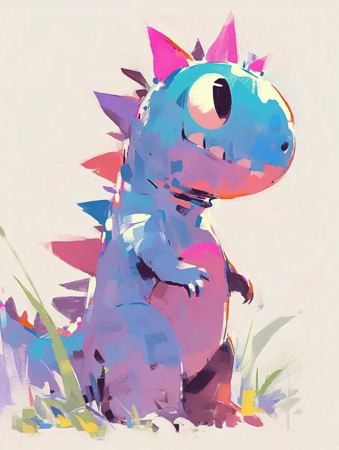 ภาพไดโนเสาร์ระบายสี