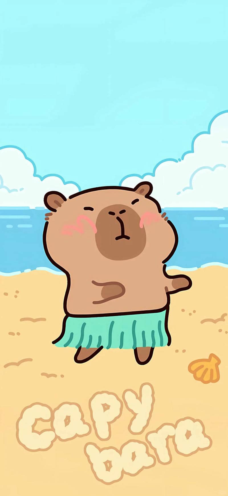 รูปคาปิบาร่า การ์ตูน-1