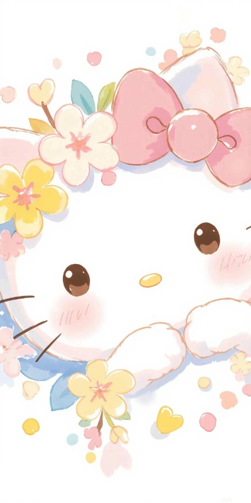 วอลเปเปอร์ คิตตี้ พื้นหลัง-1