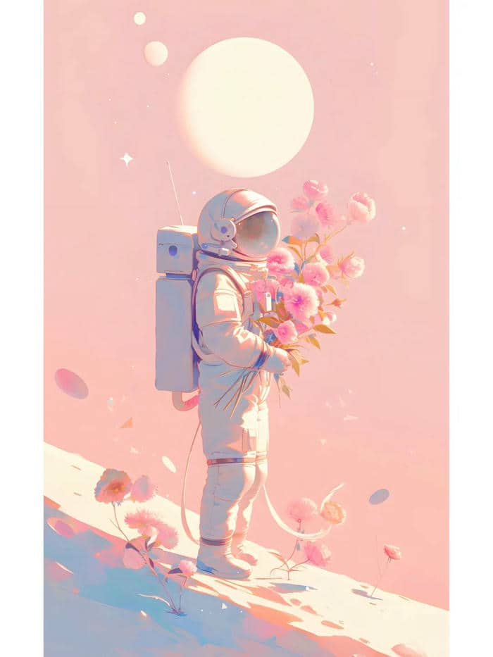 วาดนักบินอวกาศ