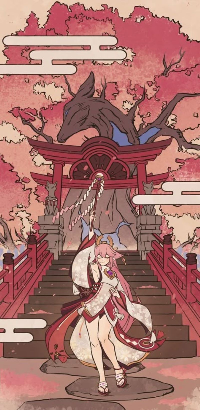 genshin impact yae miko-1