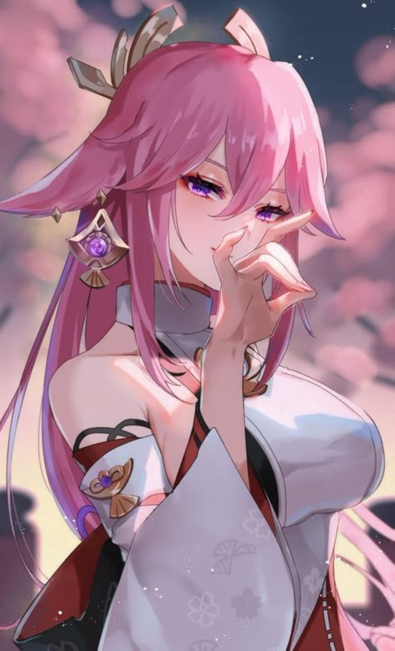 genshin impact yae miko-6