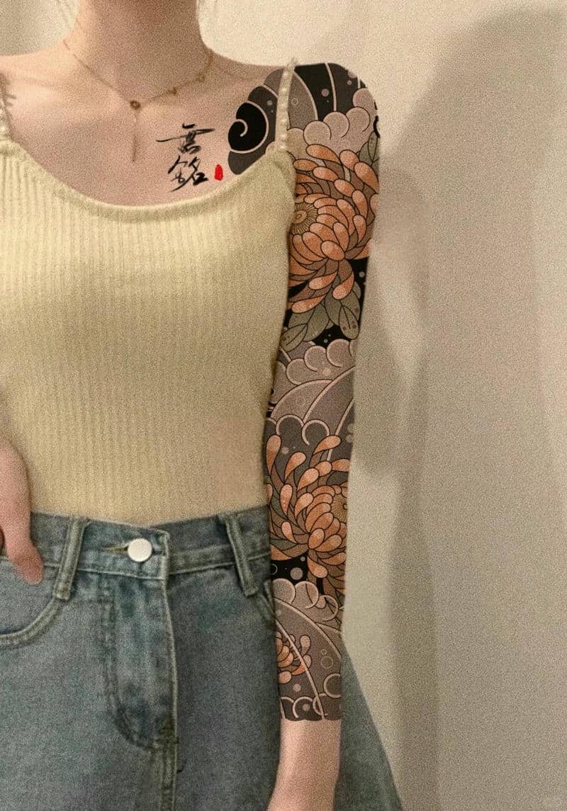 ดอกเบญจมาศ tattoo