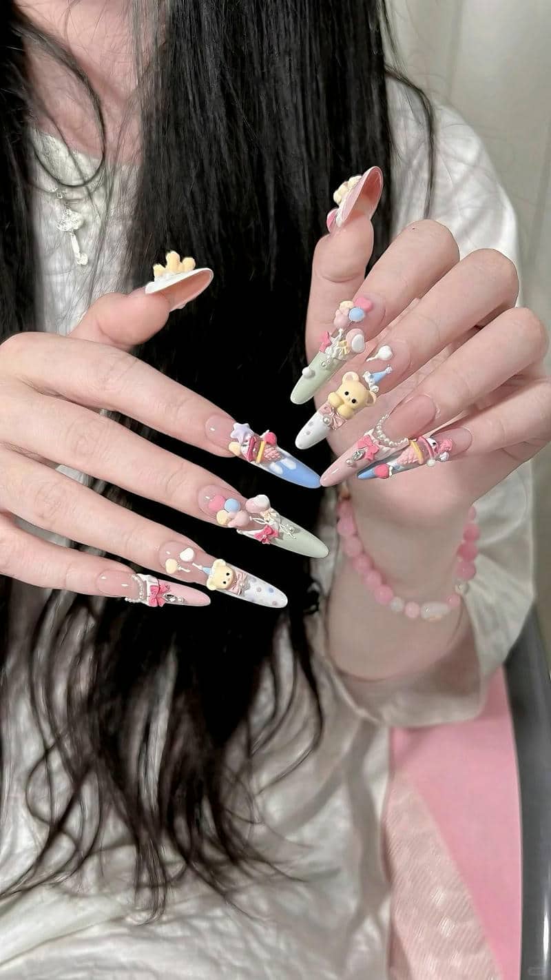 ทำเล็บลายน่ารัก