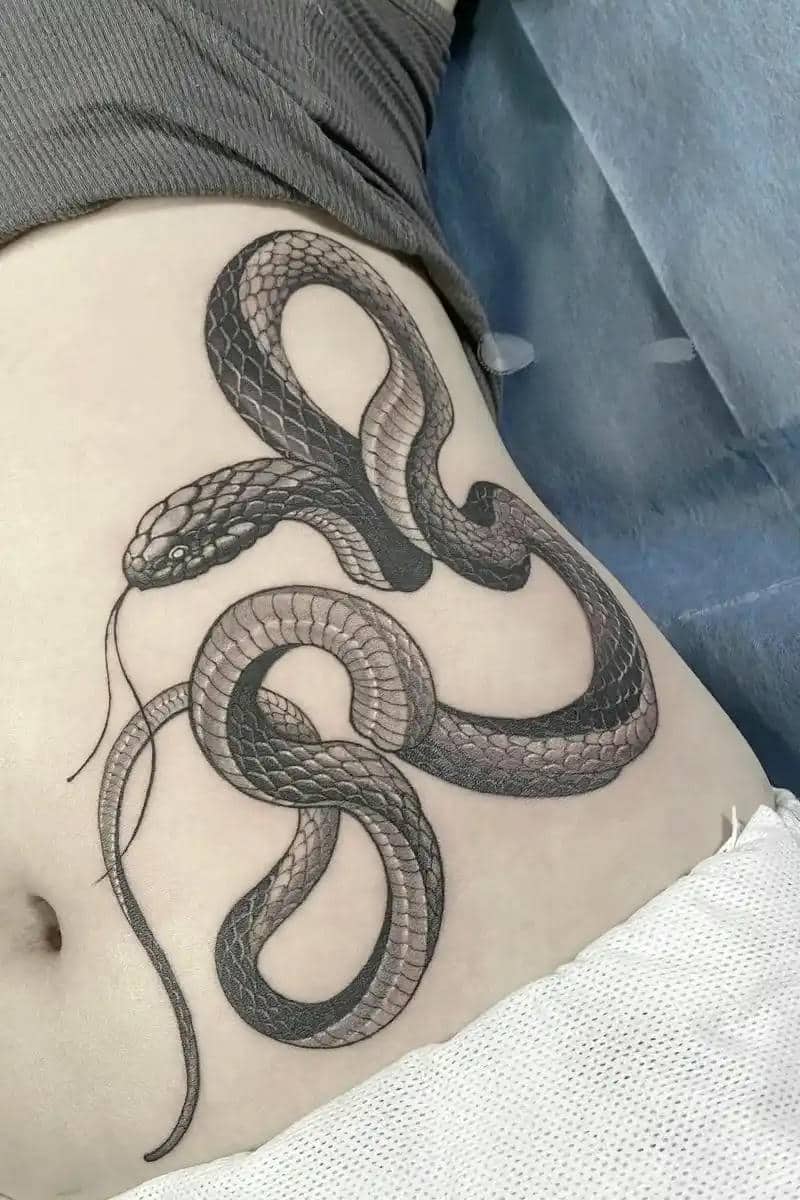 รอยสักงู