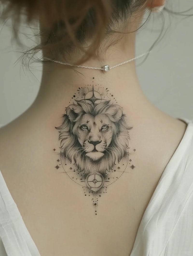 รอยสักสิงโตสวยๆ