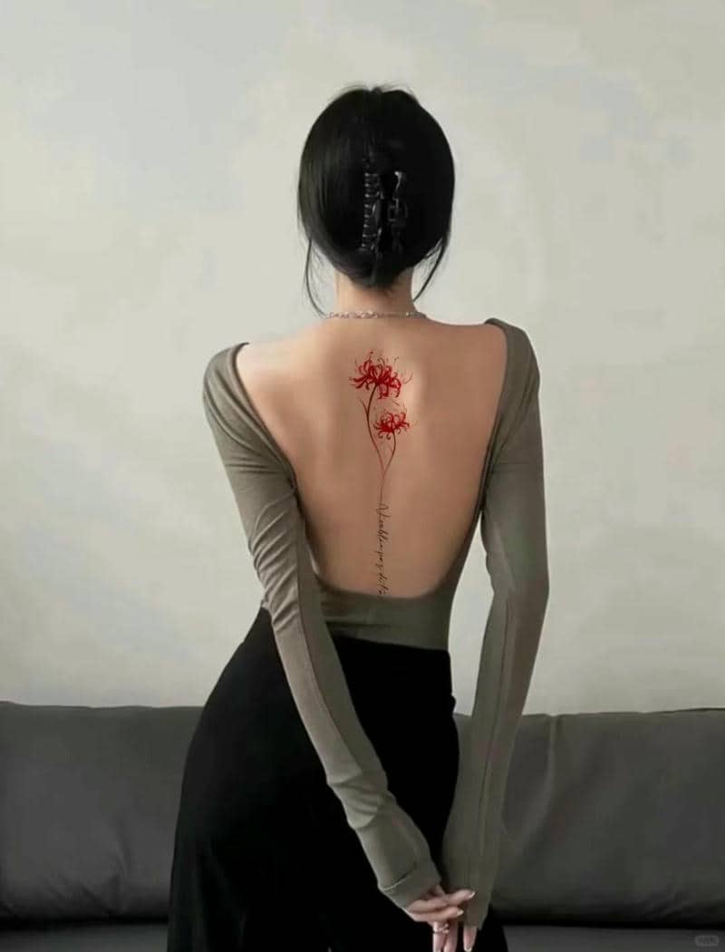 รอยสักหลังขา