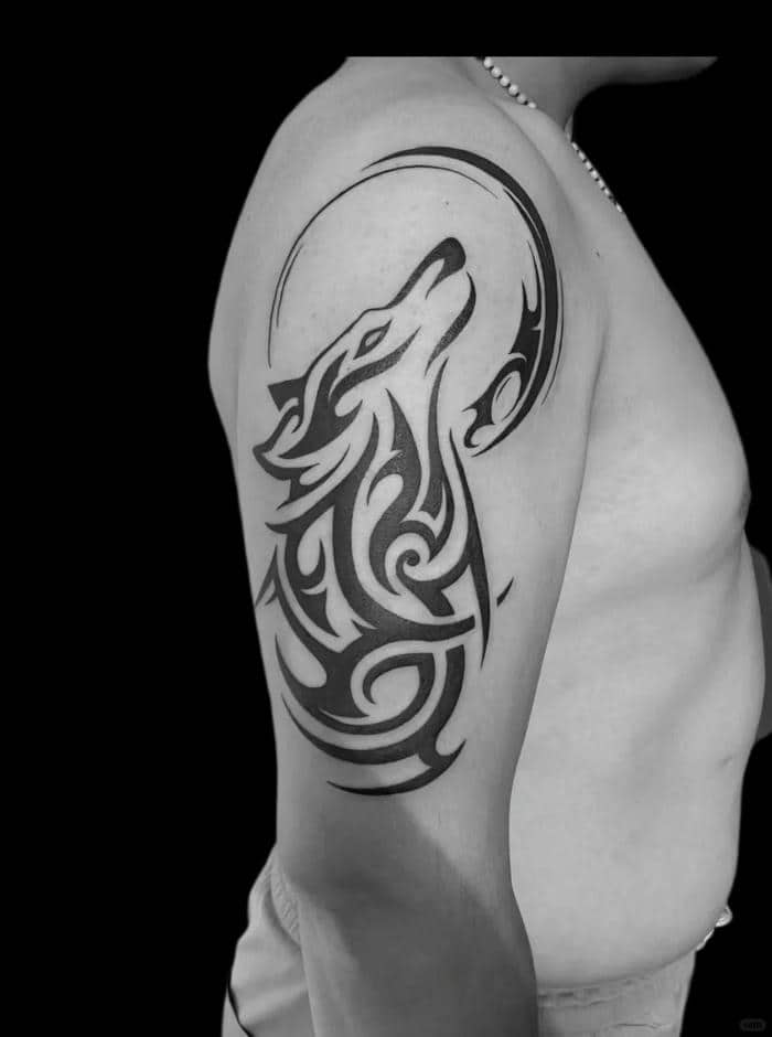 ลายสัก หมาป่า