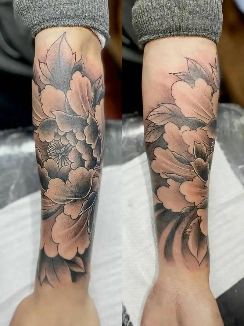 ลายสักดอกไม้สวยๆ