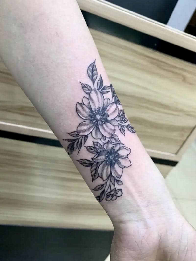 ลายสักดอกไม้สี-1