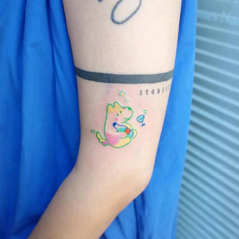 ลายสักผู้หญิงเล็กๆ