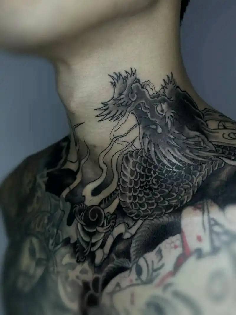 ลายสักมังกรง่ายๆ
