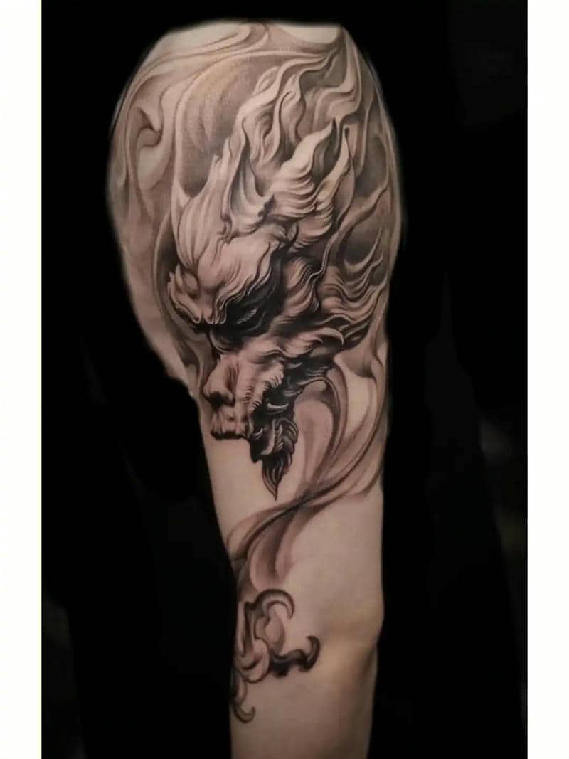 ลายสักมังกรเล็กๆ
