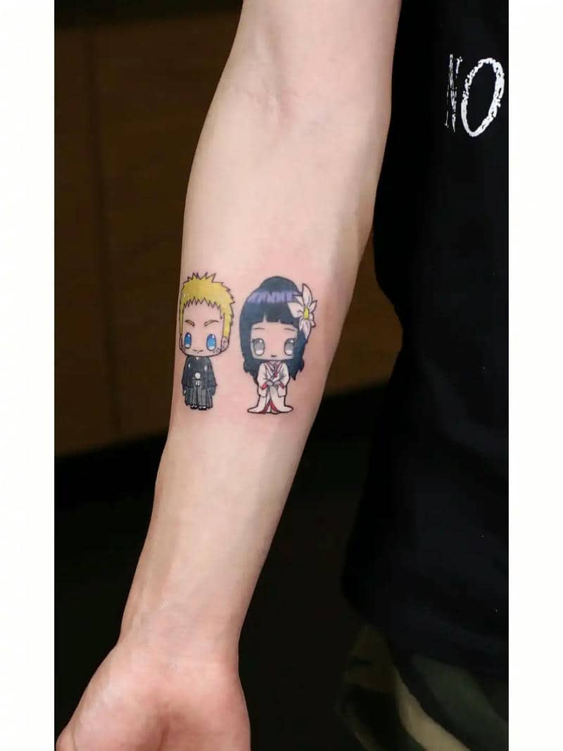 ลายสักมินิมอล แขน