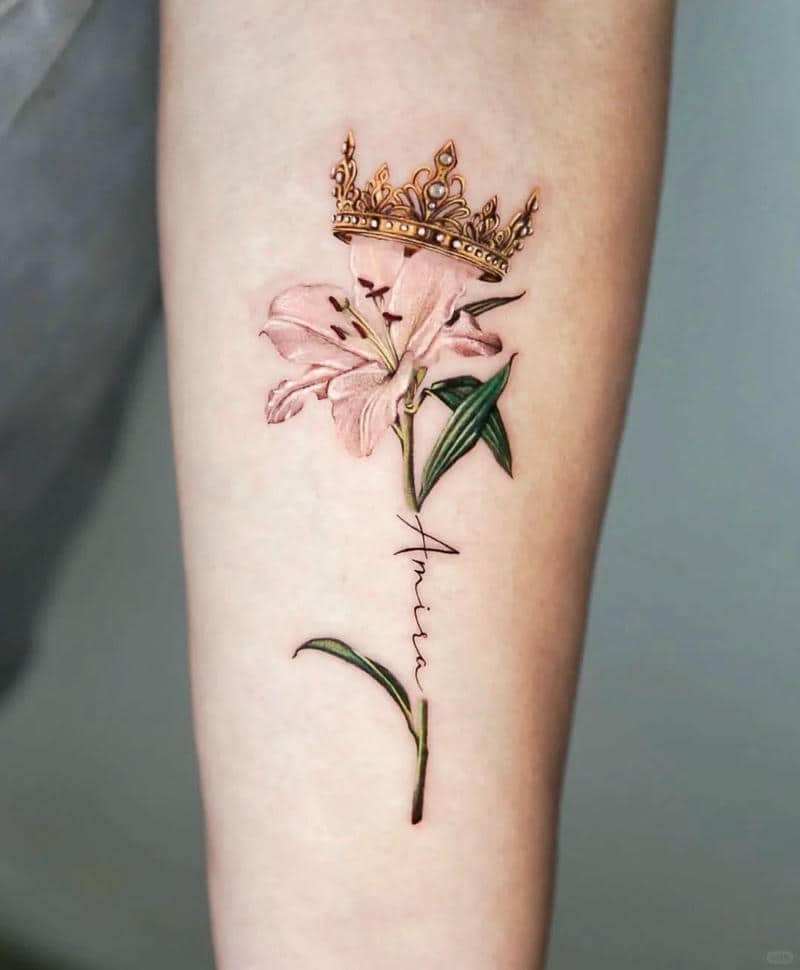 ลายสักรูปมงกุฎ