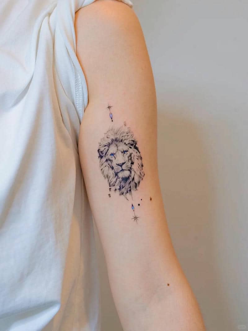 ลายสักรูปสิงโต