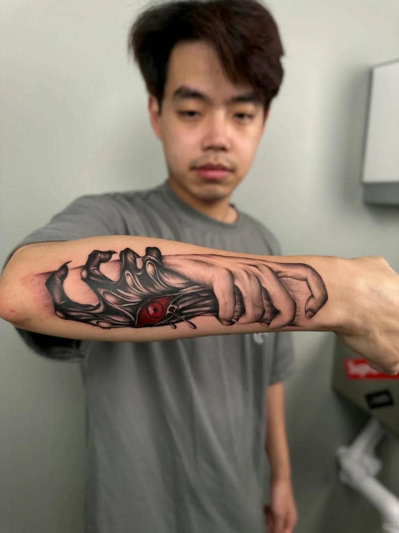 ลายสักเซลล์ปีศาจ