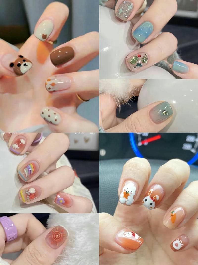 ลายเล็บการ์ตูนน่ารักๆ