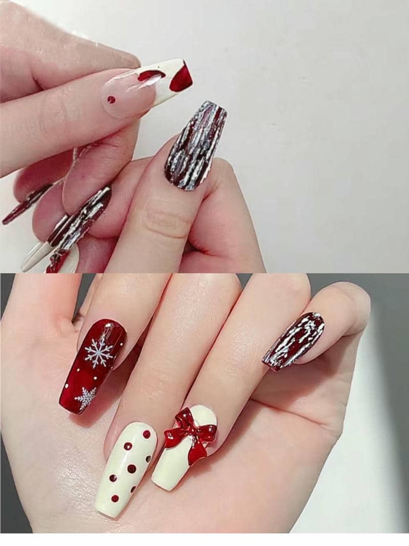 ลายเล็บคริสมาส