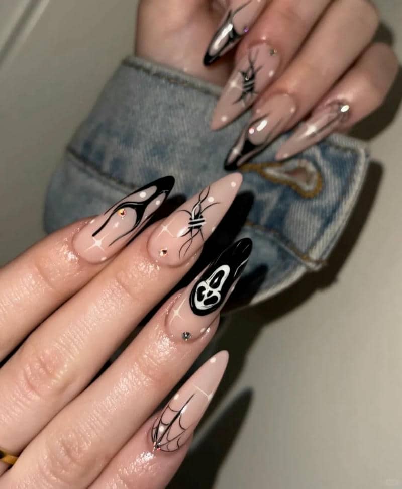 ลายเล็บวันฮาโลวีน-1