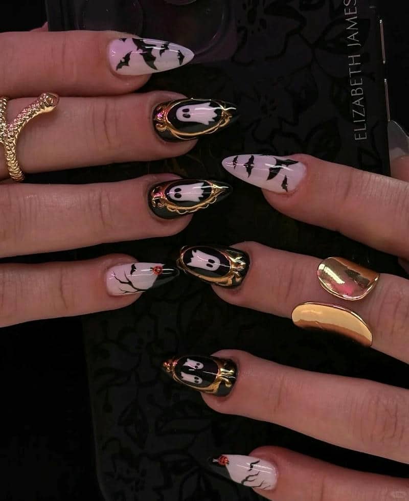 ลายเล็บวันฮาโลวีน