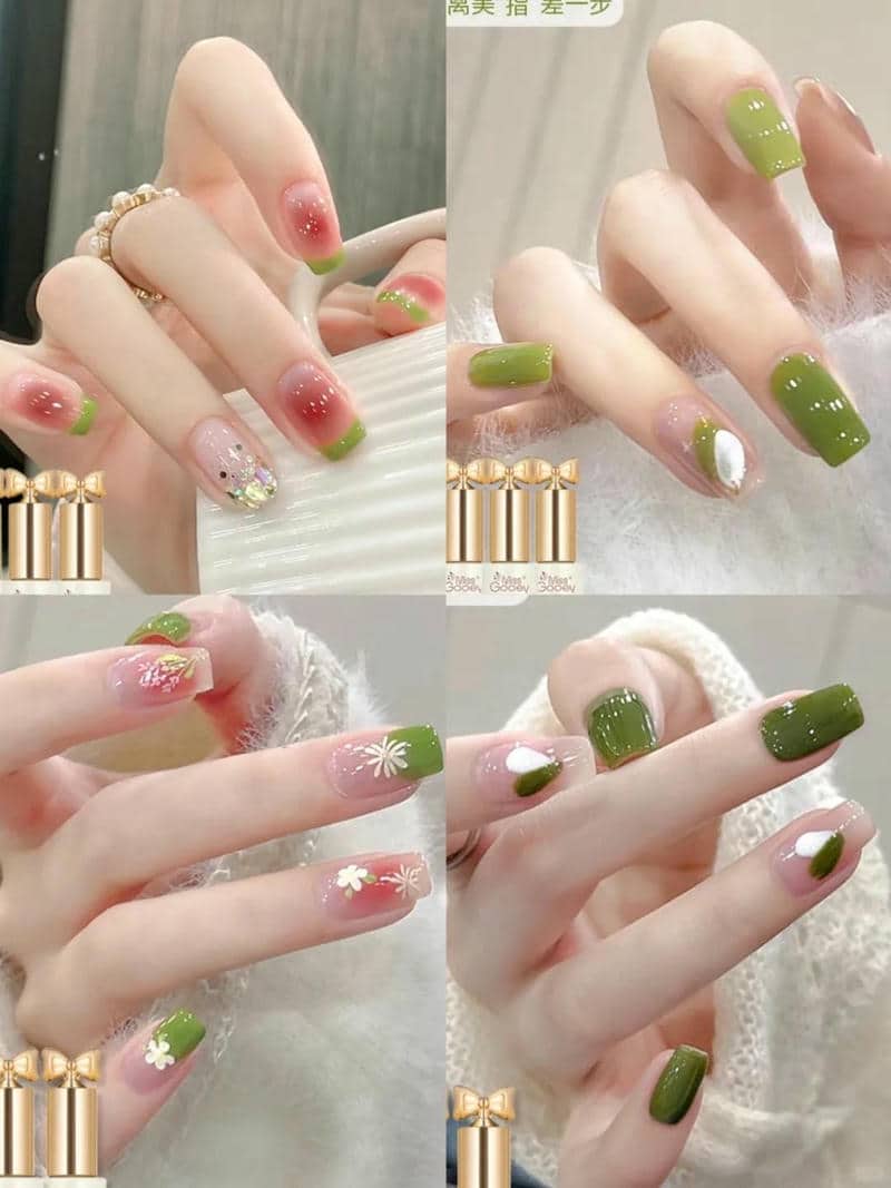 ลายเล็บสดใส
