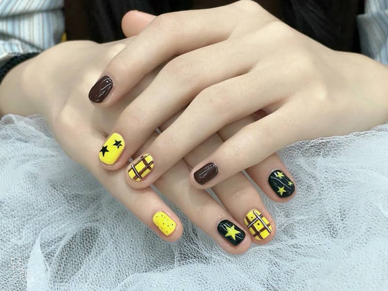 ลายเล็บสั้นน่ารักๆ