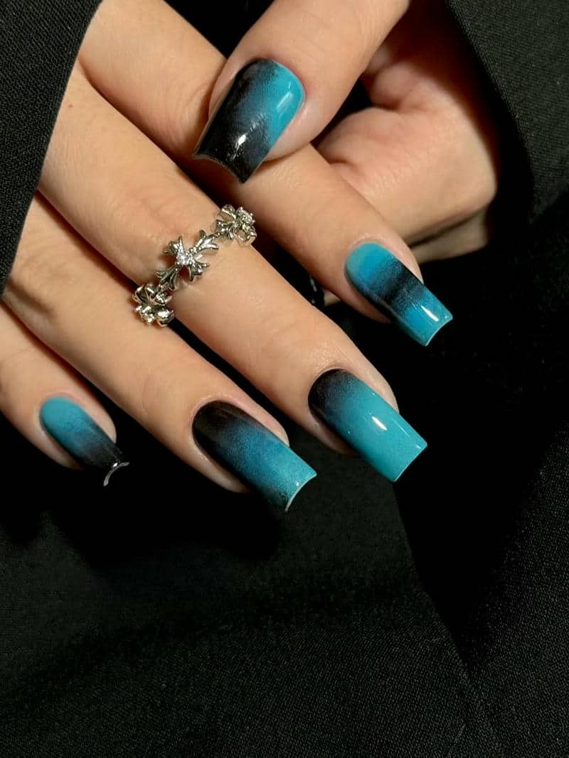 ลายเล็บสีเขียวสวยๆ