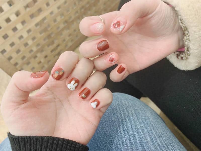 ลายเล็บเจลกระต่าย-2