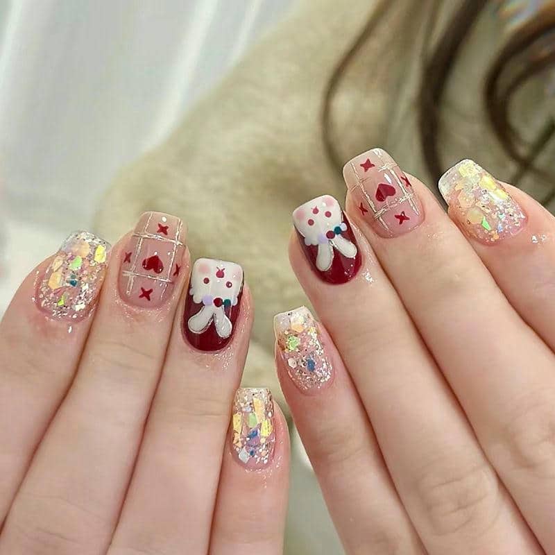 ลายเล็บเจลกระต่าย-4