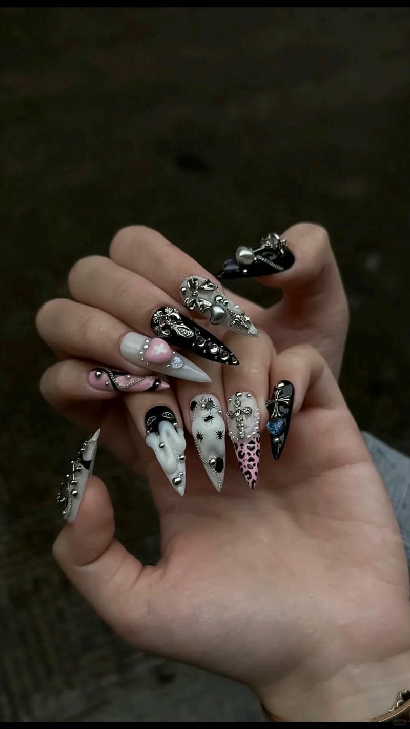 ลายเล็บเจลขับผิว