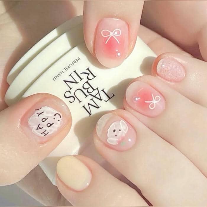 ลายเล็บเจลน่ารักๆ