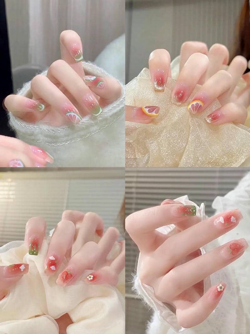 ลายเล็บเจลผลไม้-2