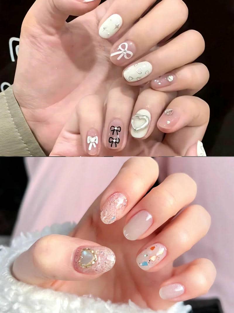 ลายเล็บเจลเกาหลี