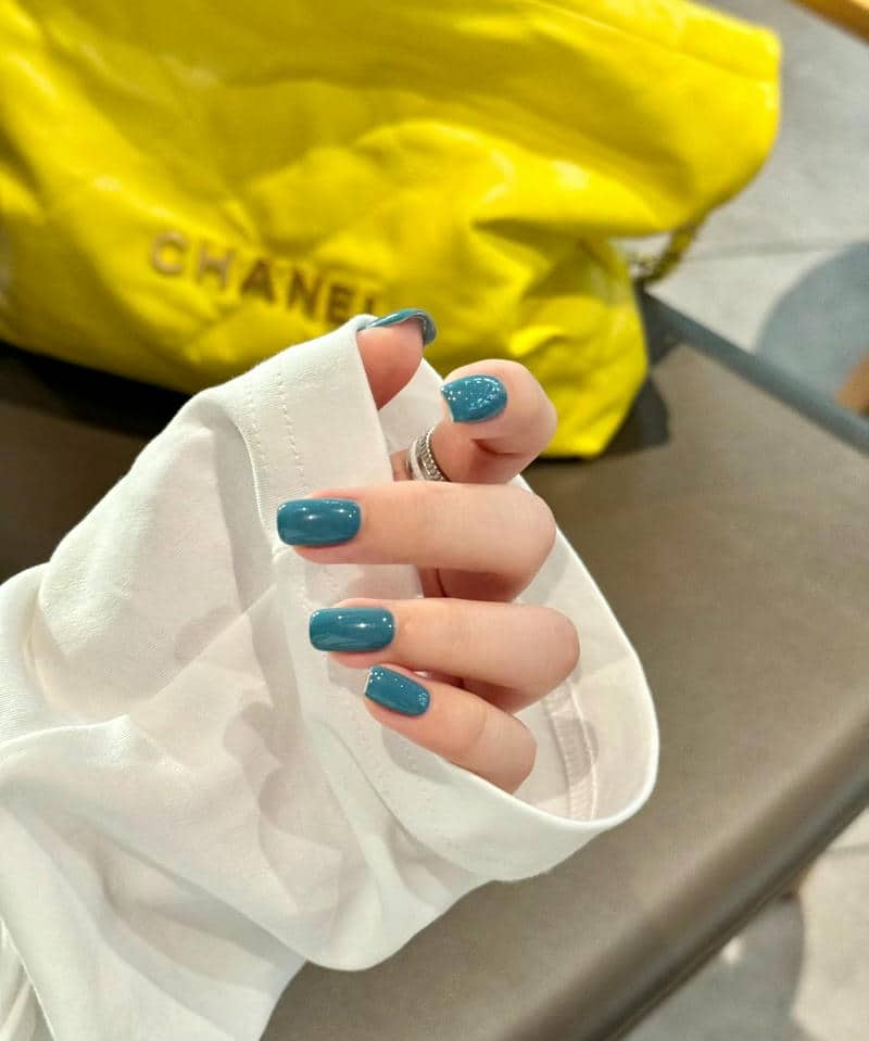 สี เล็บ สี เขียว เหนี่ยว ทรัพย์