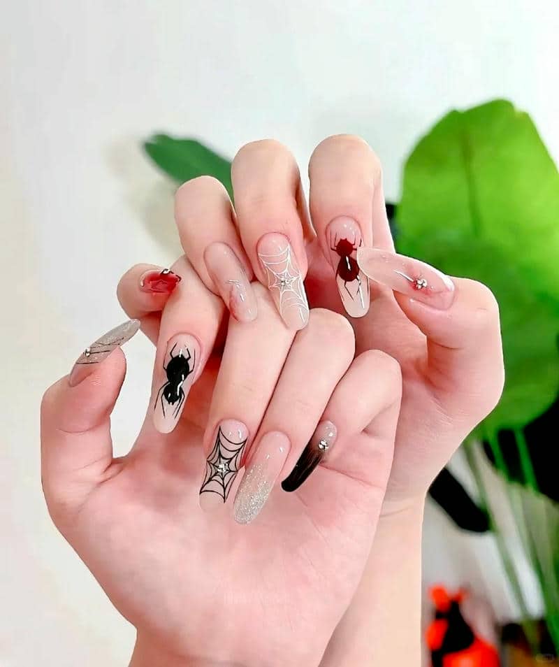 สีเล็บฮาโลวีน-1