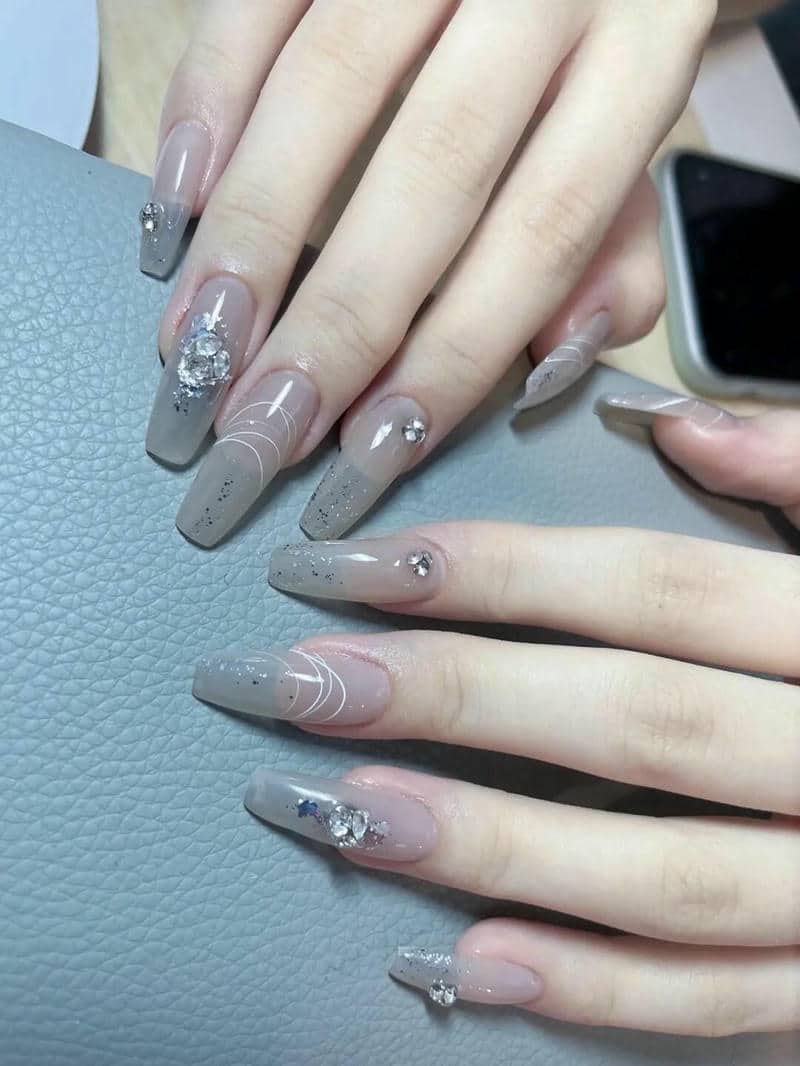 สีเล็บเจลเท้า