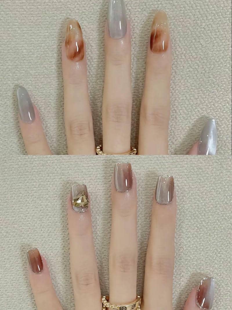 สีเล็บเจลเท้าสวยๆ