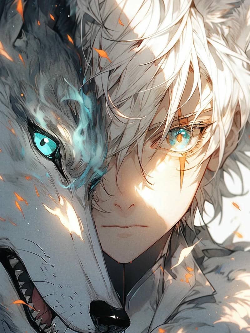 สุนัข รูป หมาป่า การ์ตูน
