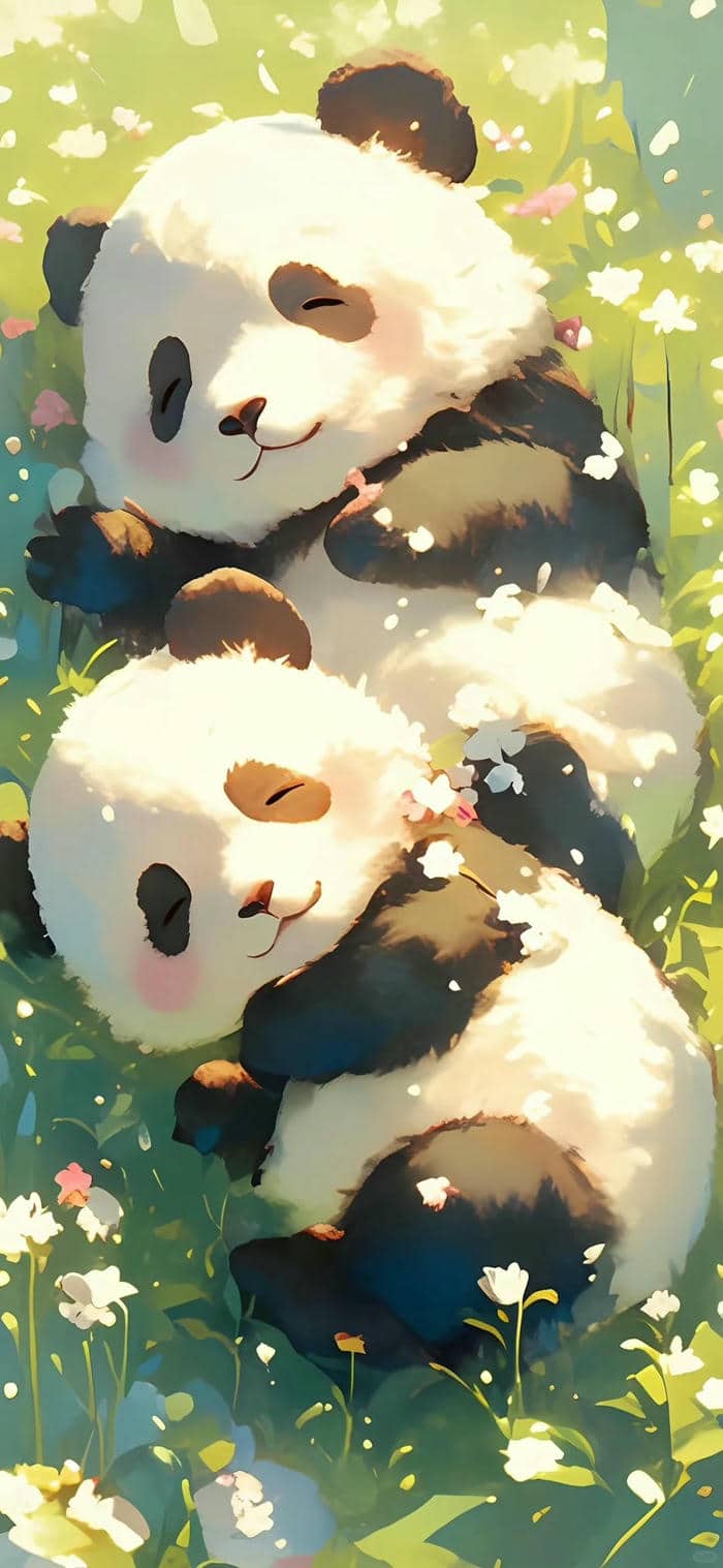 หมี แพนด้า การ์ตูน น่า รัก ๆ