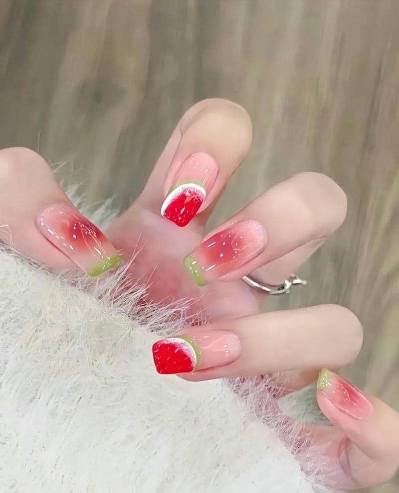 เพ้นเล็บผลไม้-1