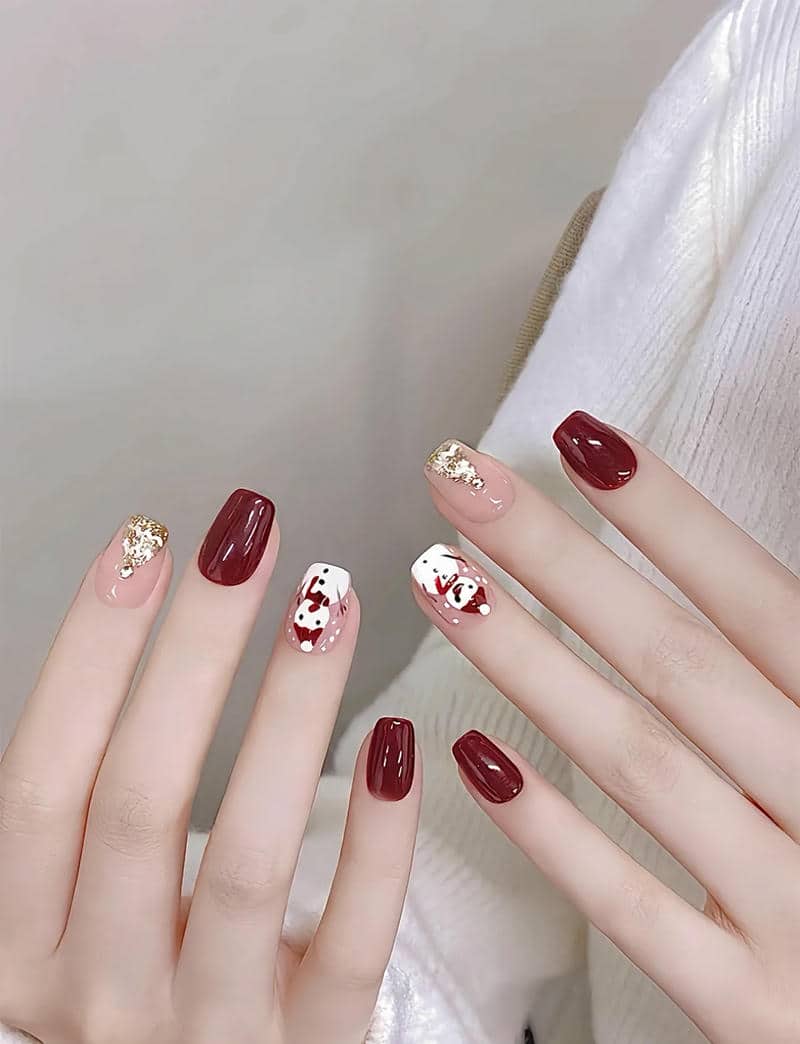 เล็บ คริสมาส