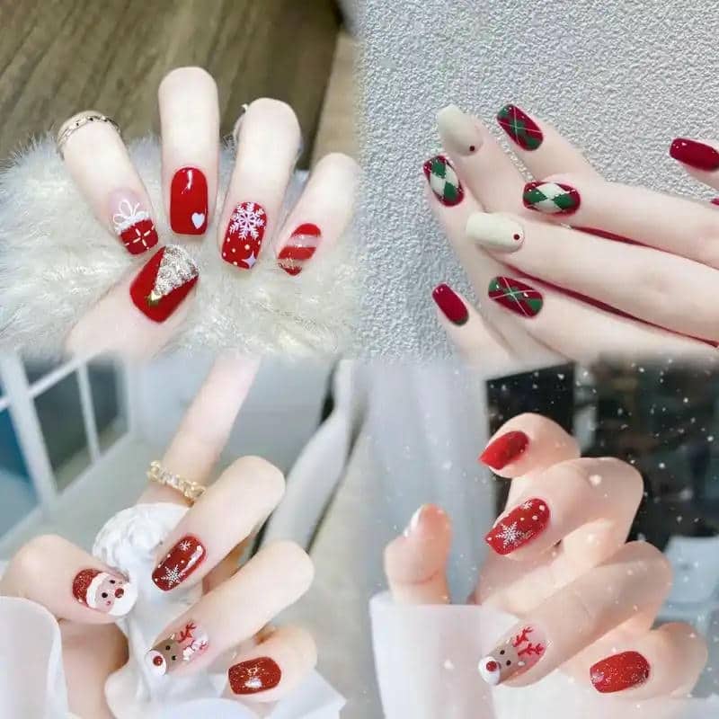 เล็บคริสต์มาส