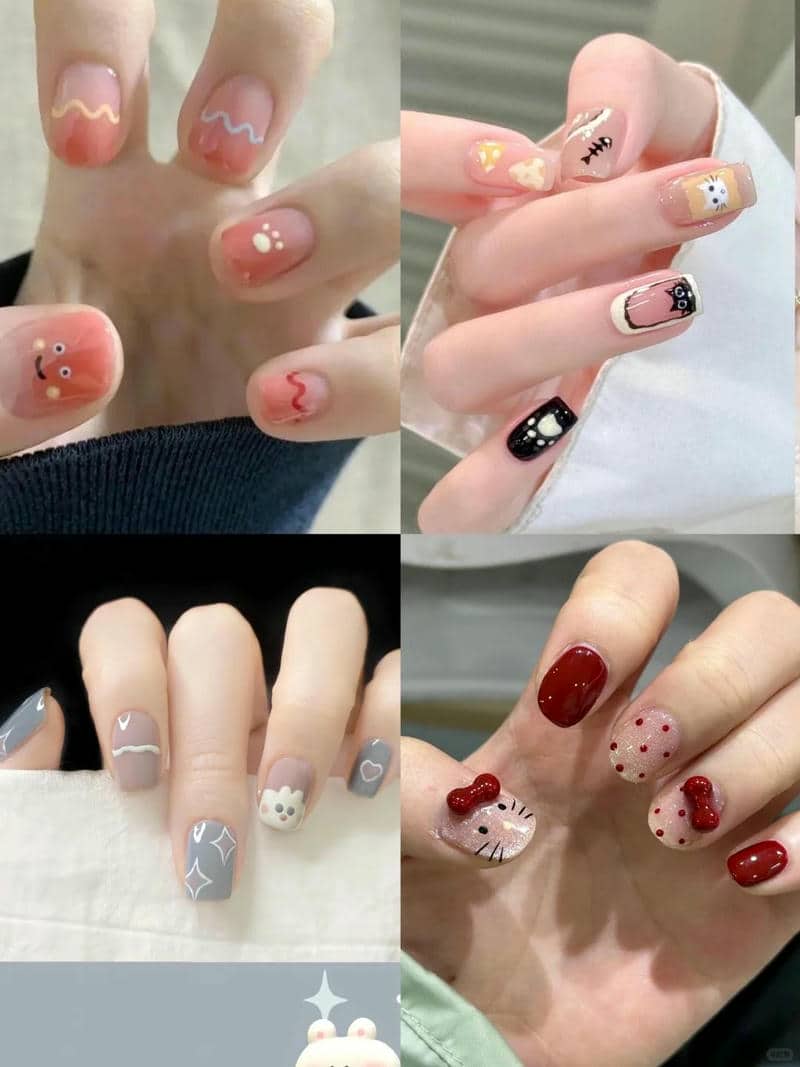 เล็บลายการ์ตูนน่ารักๆ