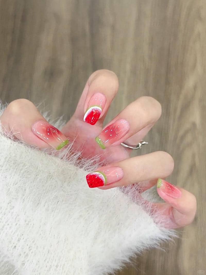 เล็บลายผลไม้-3