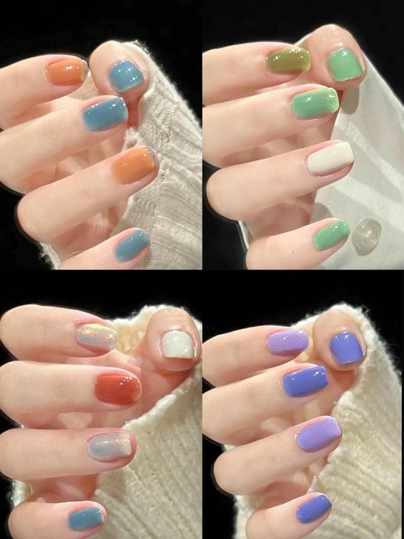 เล็บลายสายรุ้ง-2