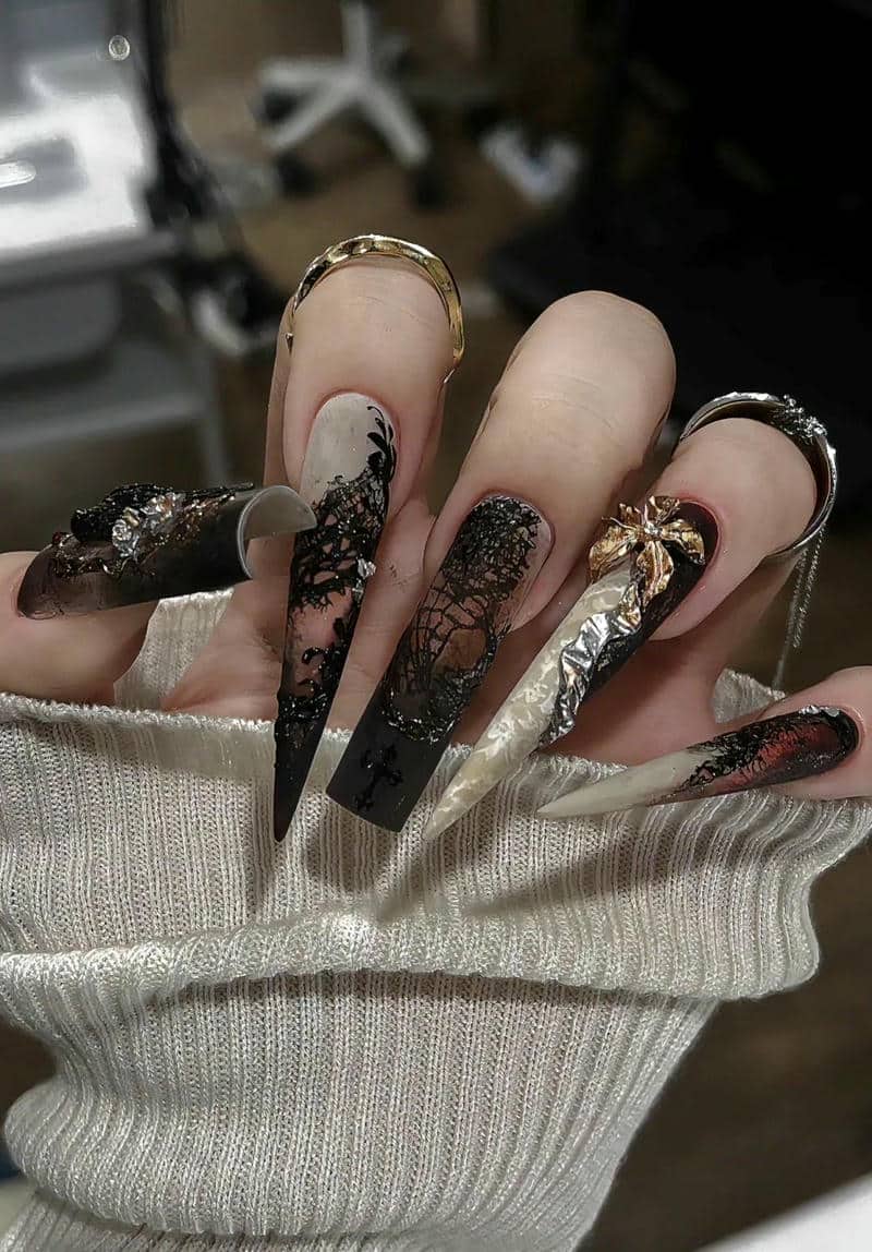 เล็บลายฮาโลวีน-2