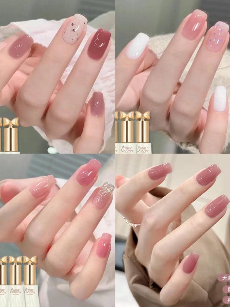 เล็บสีพาสเทล สวยๆ