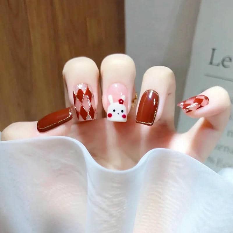 เล็บเจลลายกระต่าย-1